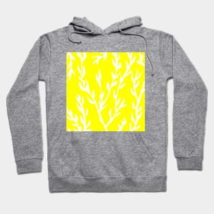 Yellow flowers patter Hoodie